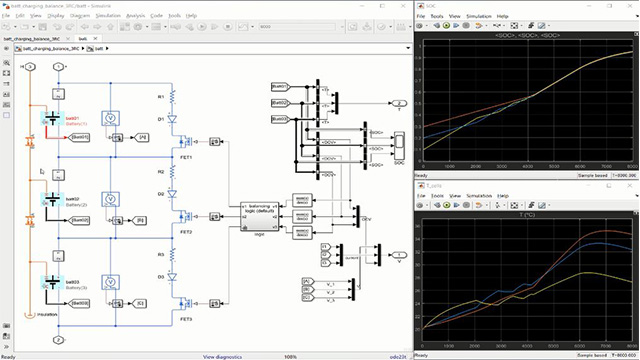 Battery Management System Development in Simulink Video ... a b b c circuit diagram 