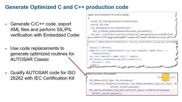 Learn how to design, simulate, and generate code for AUTOSAR Adaptive and Classic applications.