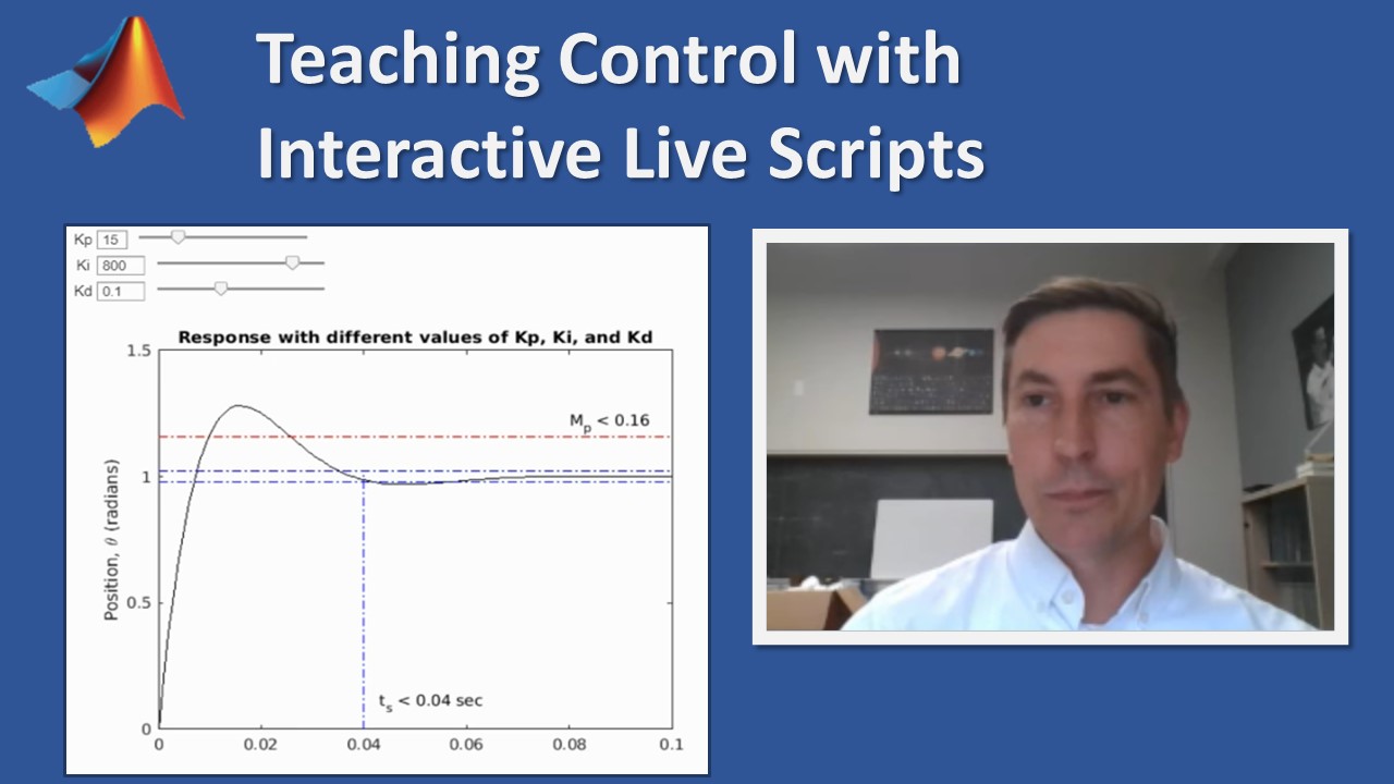 Control Tutorial Live Scripts - MATLAB & Simulink