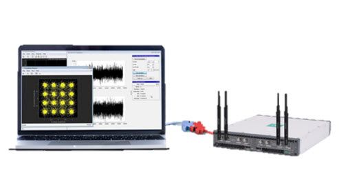 MATLAB y USRP X410 para probar sistemas inalámbricos de banda ancha y realizar supervisión del espectro.