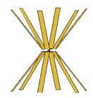 Strip Bicone antenna