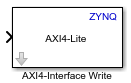 AXI4-Interface Write block