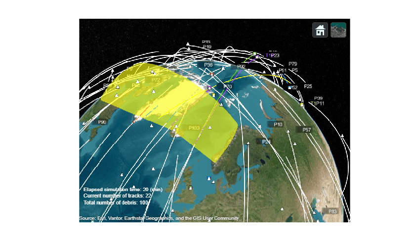Track Space Debris Using a Keplerian Motion Model