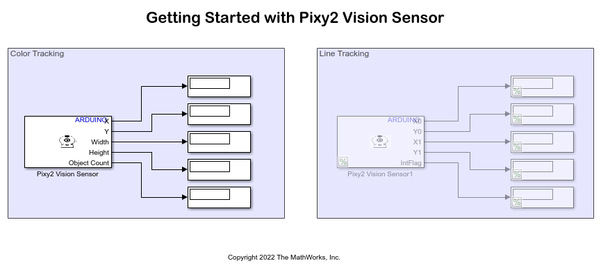 Get Started with Pixy2 Vision Sensor for Robotics Applications Using Arduino Hardware and Simulink