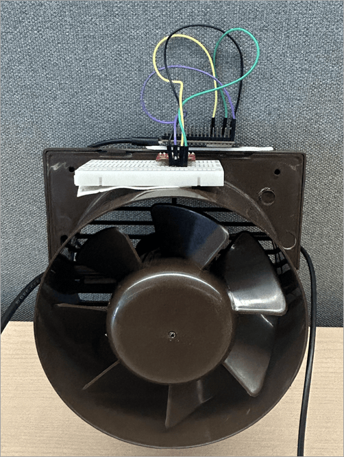 Figure shows the hardware setup