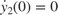 $\dot{y}_2(0) = 0$