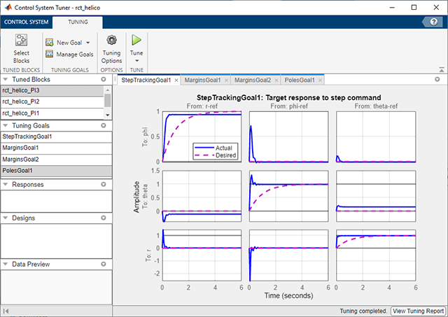 Tune a Control System Using Control System Tuner