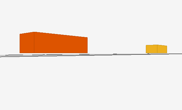 Figure Simulating Radar Ghosts due to Multipath Chase Plot contains an axes object. The hidden axes object with xlabel X (m), ylabel Y (m) contains 10 objects of type patch, line.