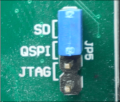 Image of a JP5 boot mode jumper