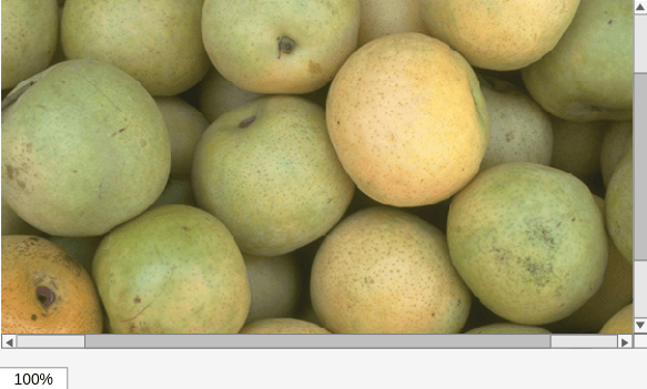 Figure Pears contains an axes object and other objects of type uipanel, uicontrol. The hidden axes object contains an object of type image.