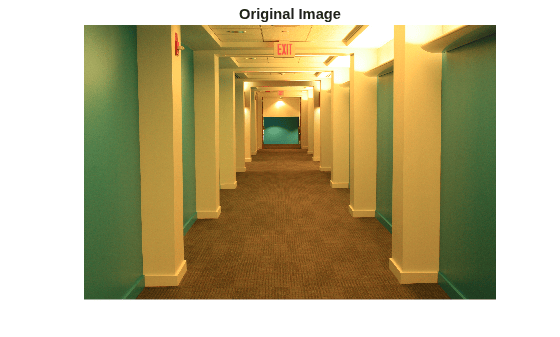 Figure contains an axes object. The hidden axes object with title Original Image contains an object of type image.