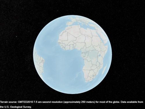 Globe  U.S. Geological Survey