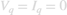 ${V_q} = {I_q} = 0$