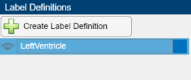 Create label definition in the Label Definitions pane