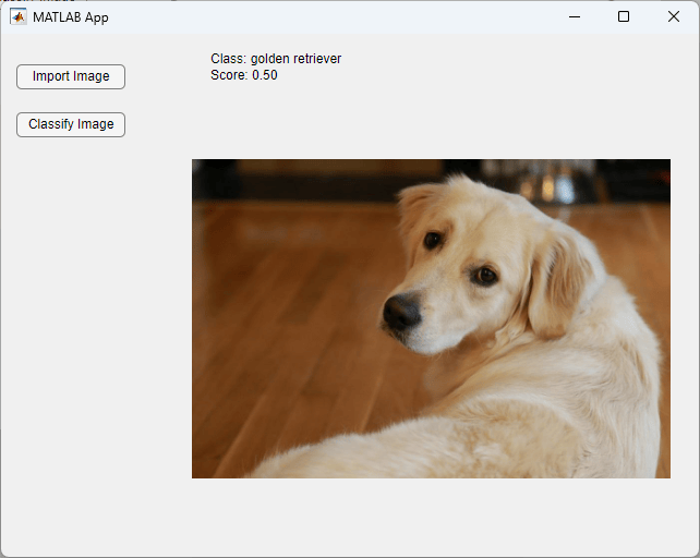 Build Simple App for Deep Learning Inference Using App Designer