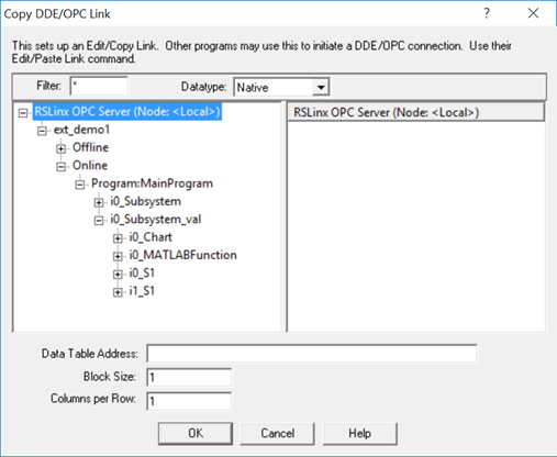 Run-Time Data Collection by Using External Mode Logging