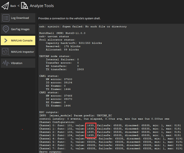 Getting Started with Actuator Control over UAVCAN/DroneCAN