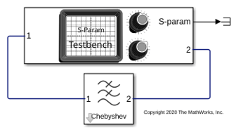 Measure S-Parameter Data of Chebyshev Filter