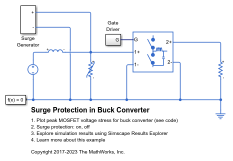 Surge Protection in Buck Converter