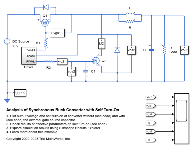 Analysis of Synchronous Buck Converter with Self Turn-On