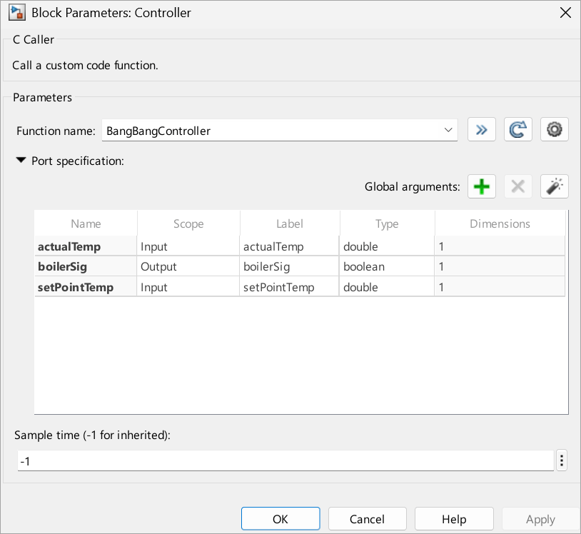 Manually Add and Delete Global Variables from External C Code into Simulink