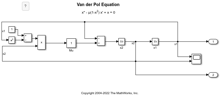 Van der Pol Equation model