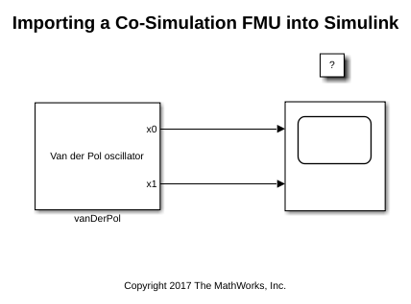 Importar cosimulación FMU a Simulink