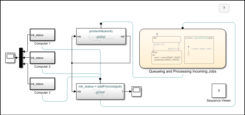 simulink monitoring flightgear