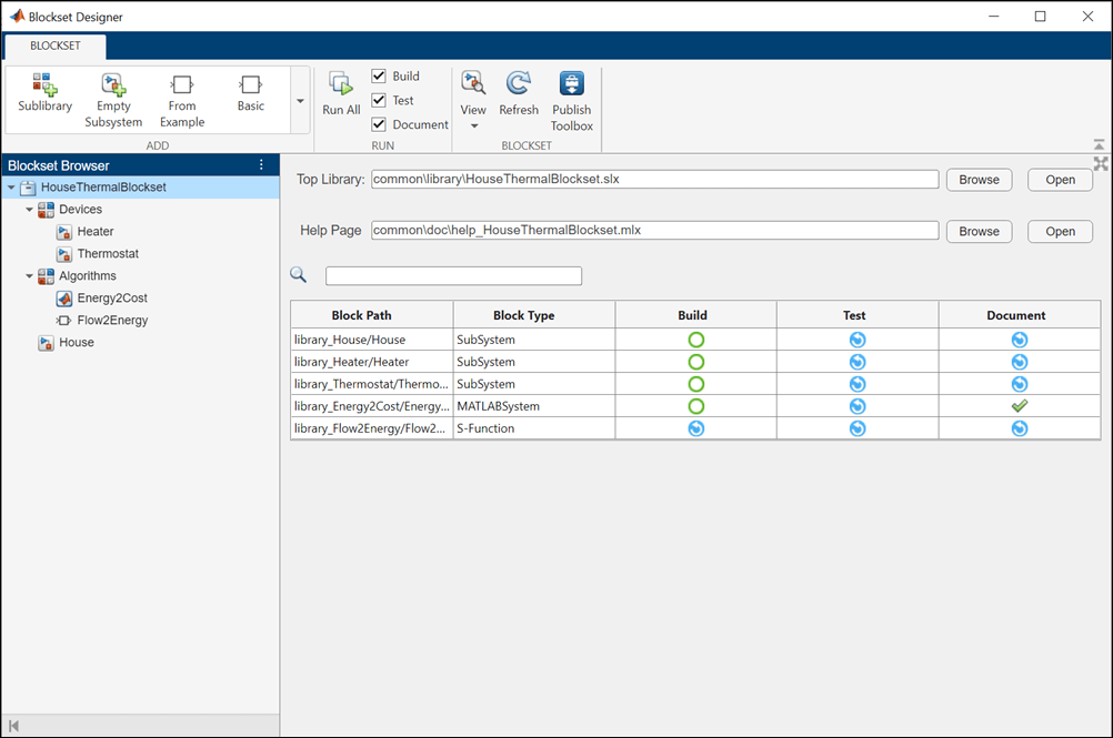 Use Blockset Designer to Create, Organize, and Share a Custom Blockset