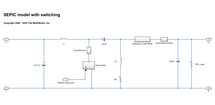 SEPIC model with switching