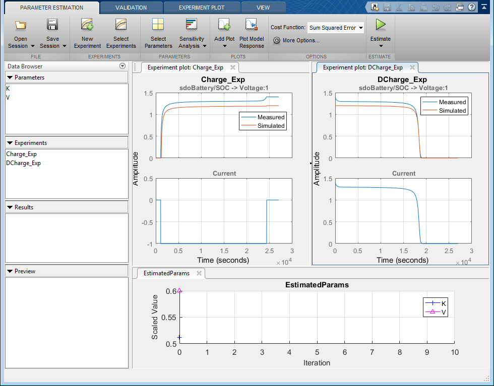 Parameter trajectory plot is added at the bottom of the model response plots in the app