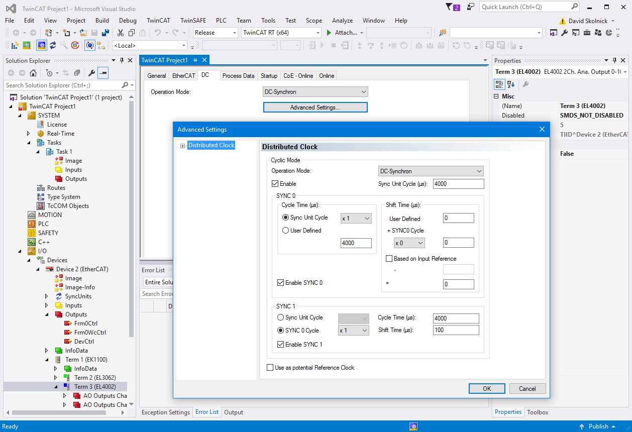 Generate ENI Files for EtherCAT Devices