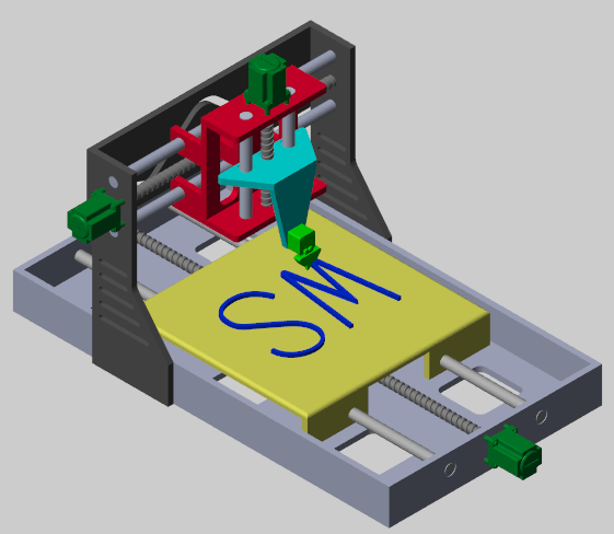 Cartesian 3-D Printer