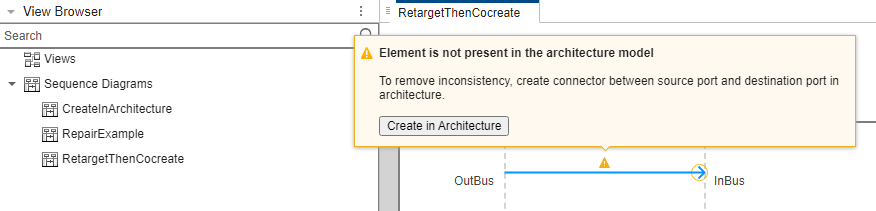 Synchronize Sequence Diagrams and Architecture Models
