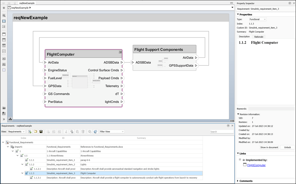 Redirect Reference Requirement Links from Imported File