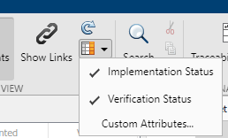 Implementation Status and Verification Status selected.