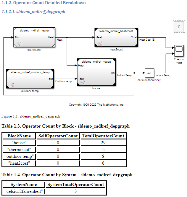 Cost breakdown details showing image of a system and tables listing the top five blocks and systems by cost.