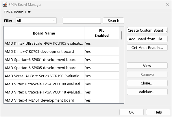 FPGA Board Manager