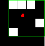 Centroid is within the bounding box encompassing a region.