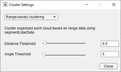 Cluster Settings Dialog Box