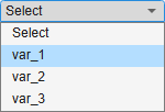 Sample of a variable selector