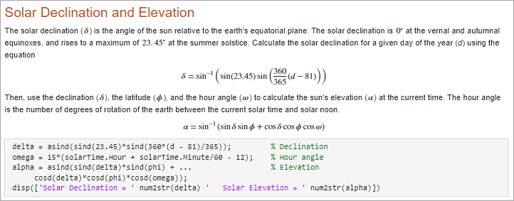 matlab e