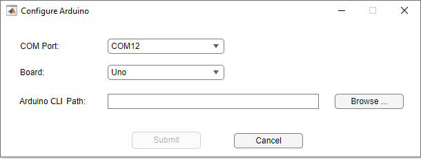 Configure Arduino