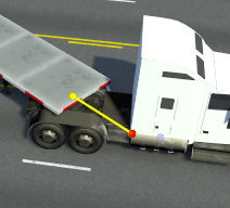 Trailer heading widget