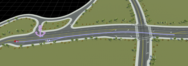 Scenario loaded into ScenarioBasic scene