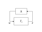 T_0 in LFT feedback configuration with block Delta.