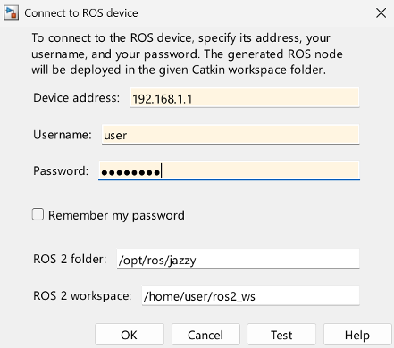 Screenshot of Manage Remote Device dialog