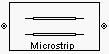 Microstrip Transmission Line block