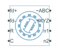 Synchronous Machine (Six-Phase) block
