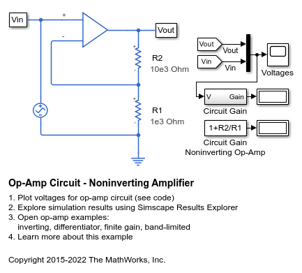 Circuito de amplificador operacional: Amplificador sin inversión